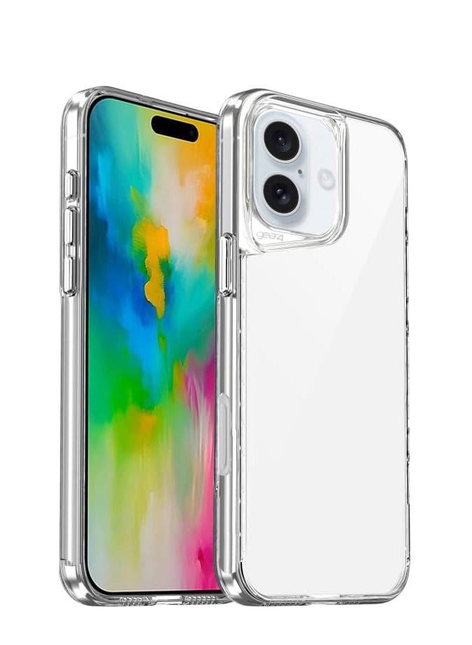 جراب Gear4 Crystal Palace متوافق مع iPhone 17 مقاس 6.3 بوصة، حماية متقدمة من الصدمات مع تقنية، مضاد للاصفرار، غطاء هاتف - شفاف