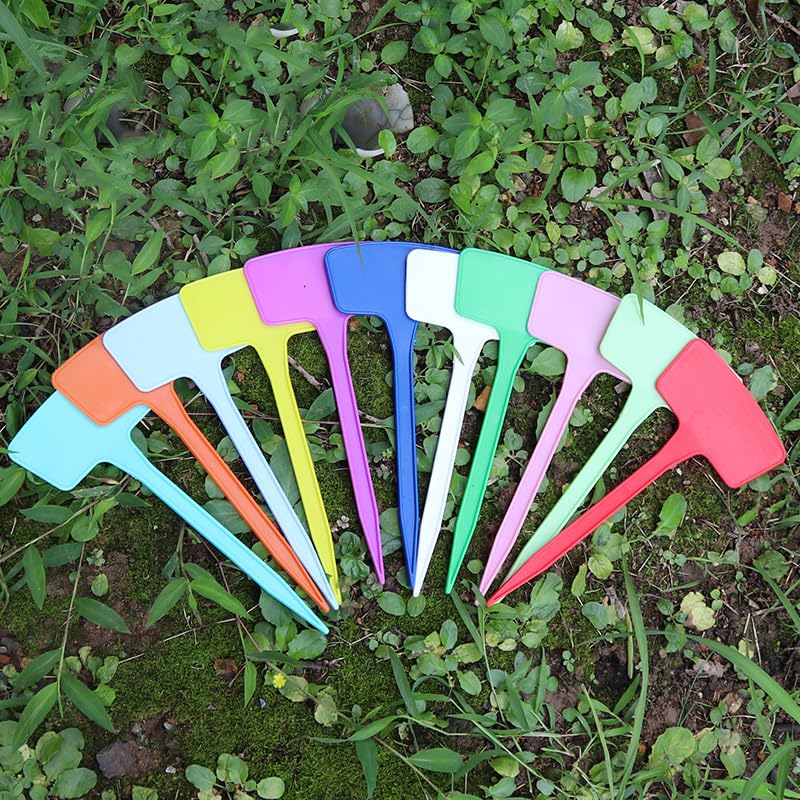 Grewery Plant Identification Tags Labels Markers, 15cm H x 5.5cm W, 50 Piece Pack, 9 Color Options, UV Resistant, Waterproof, Flexible (White) - Image 4