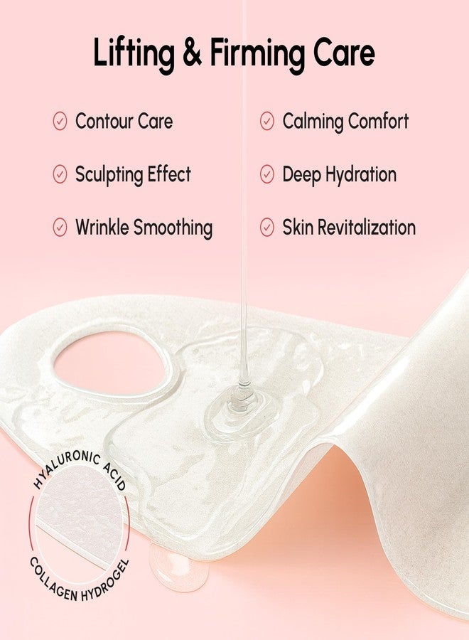MAREE V Line Lifting Mask with PDRN Salmon DNA – Deep Collagen Face Mask for Women – Jawline Shaper Facial Masks with Retinol – Tightening & Firming Neck Lift Tape – Double Chin Strap for Face Lift - Image 5