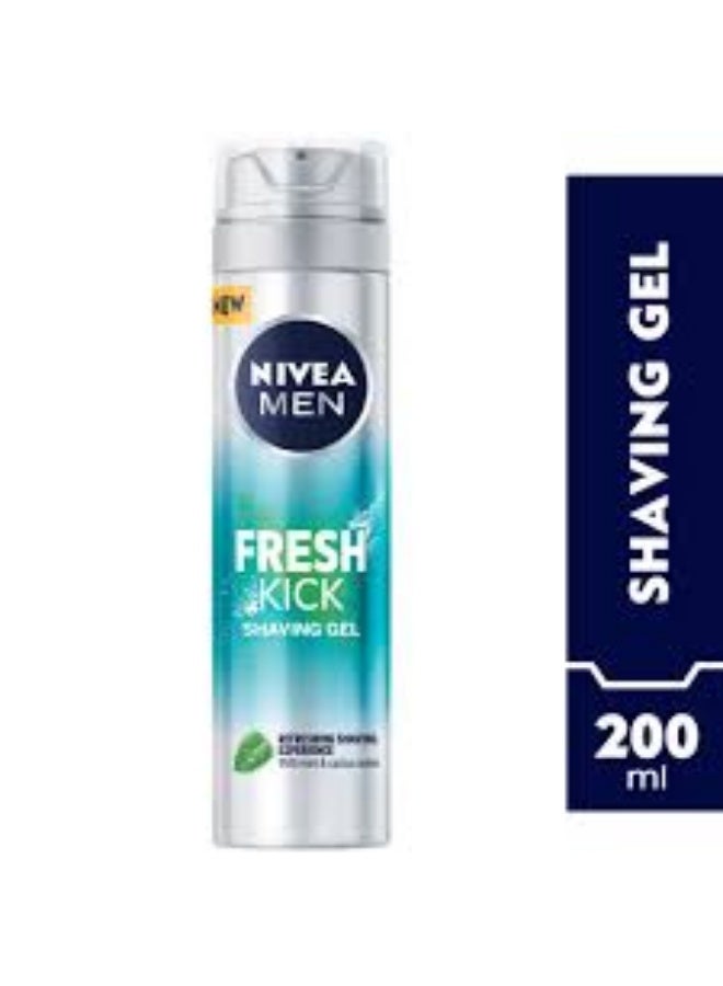 NIVEA MEN Fresh Kick Shaving Gel 200 ML