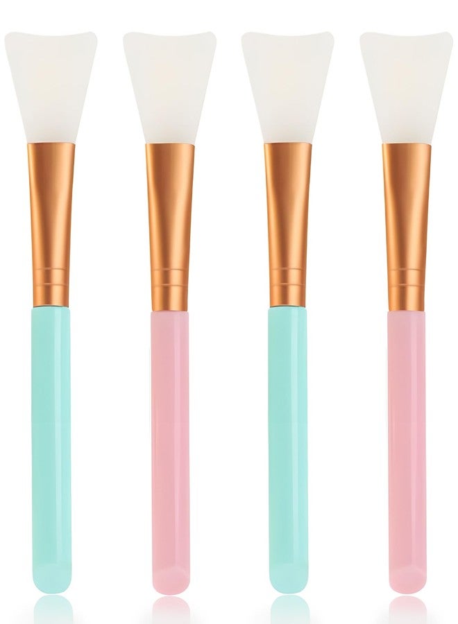 Zoolinn 4-Piece Soft Silicone Face Mask Brushes – Ideal for Mud Masks, Skincare, Body Lotion & Butter - Image 1