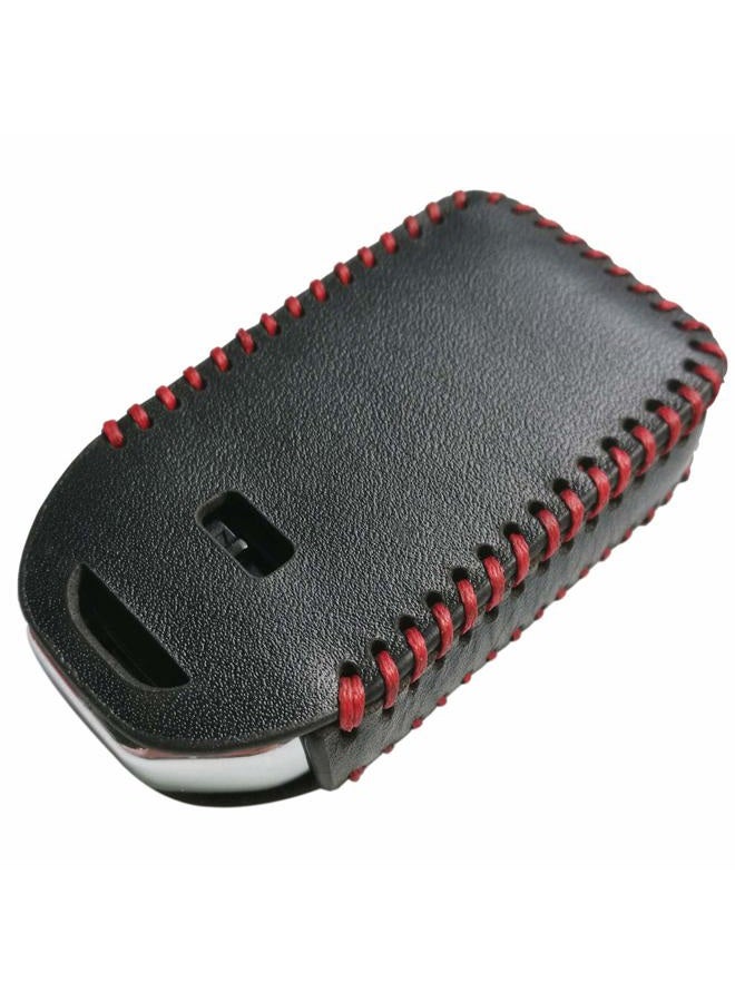 Coolbestda 2Pcs Leather Keyless Remote Entry Cover Accessories Protector Holder Case for 2017 2018 2019 2020 2021 Honda Accord Civic CR-V CRV Pilot EX-L Touring Premium A2C81642600 - Image 4