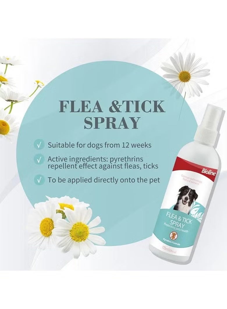 Bioline Flea & Tick Spray ( Pack of 2 ) 2x175ml - Image 3