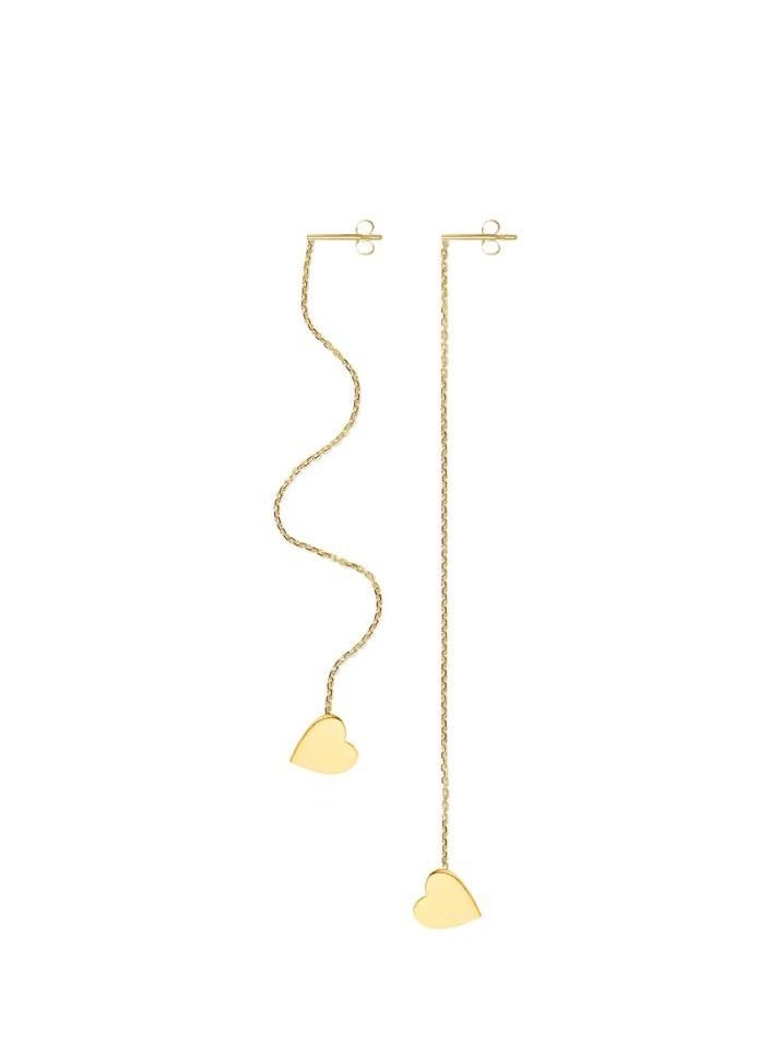 Alissa - Earring for Women's Gift Earring Wife Gift Ideas Earring Jewellery Heart Shape Earring Gold - Image 1