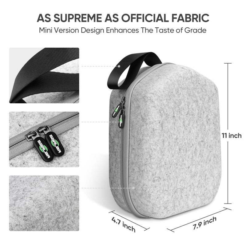 sarlar Hard Carrying Case Compatible with Meta Quest 3S/Quest 3/Oculus Quest 2/Vision Pro Official Original/Elite Strap VR Headset and Controller Accessories, Suitable for Travel and Home Storage - Image 5