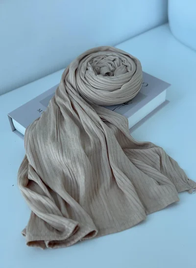 AL BENT AL SHARQIEH cotton striped shawl hijab