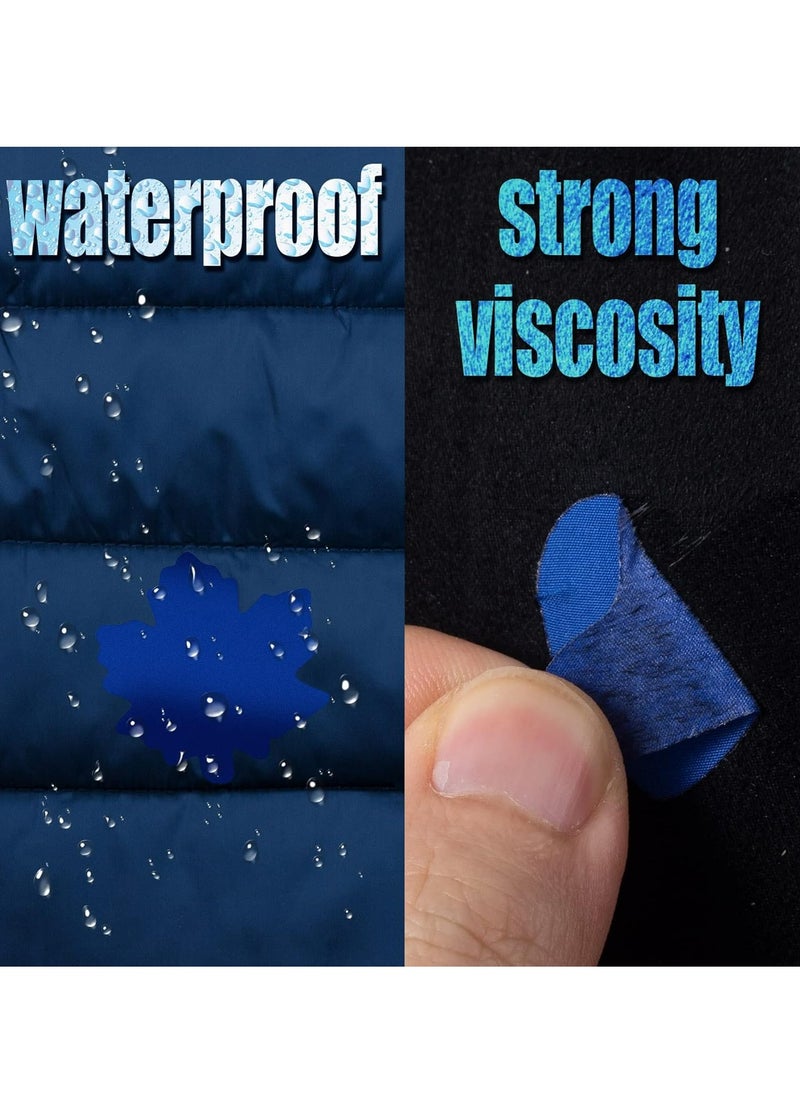 Oasisgalore Puffer Down Jacket Repair Patch Kit 6 Sheets, Nylon Fabric Repair Patch Self Adhesive Waterproof Stick On Patches Tape for Jackets Coat Tent and More  - Image 3