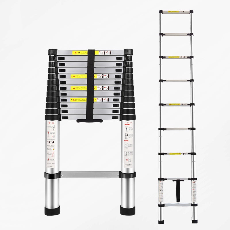 Sharpdo Aluminum Telescopic Ladder, Maximum Load Capacity 150KG, Multi-purpose Foldable Ladder, Suitable for RV or Outdoor Work 200CM - Image 1
