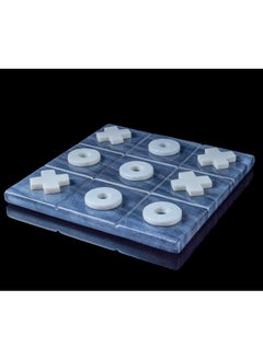 Crocon Tic Tac Toe Game - Table Games, Tic Tac Toe Board, Family House Game, Coffee Table Indoor Party Game, Tic Tac Toe Game Large, Grey Board With White Zero & Cross 8"X 8"  - Image 5