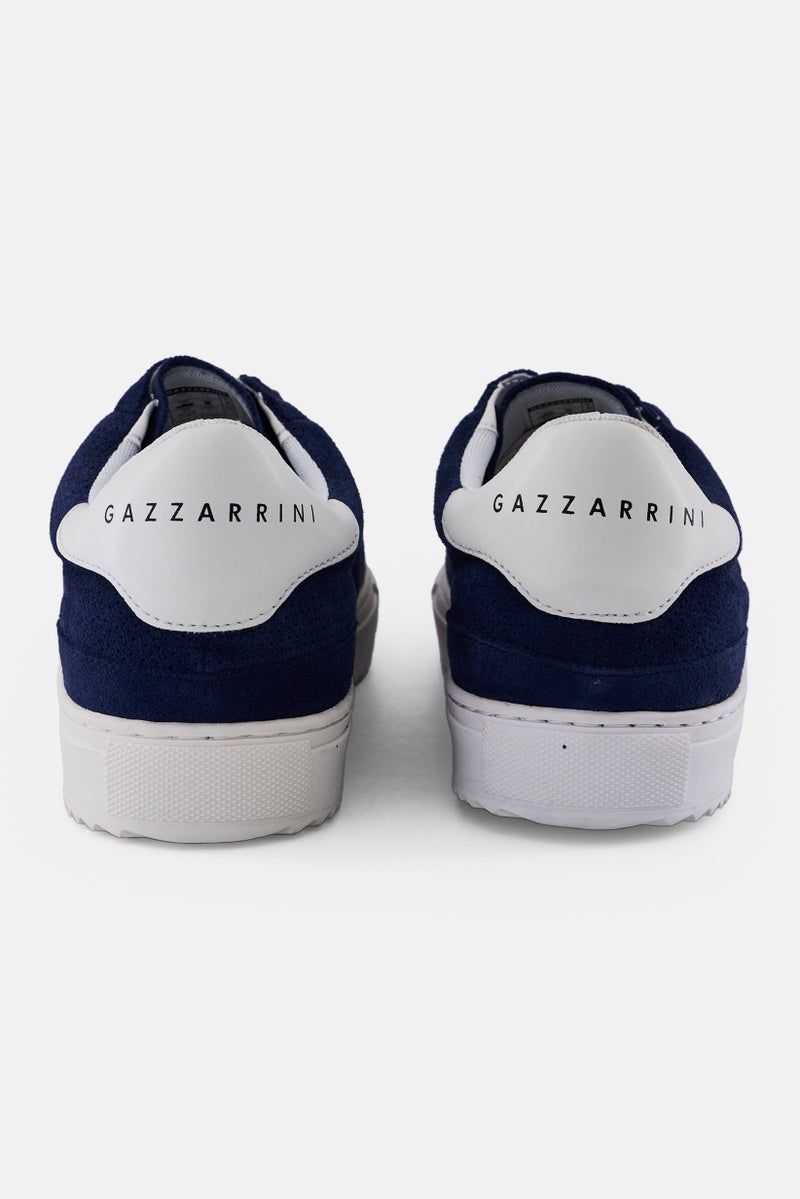 Gazzarrini أحذية رياضية كاجوال للرجال، مزودة بأربطة، لون كحلي - Image 2