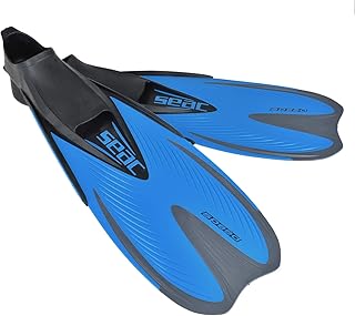 SEAC Speed Snorkeling Swim Fins (Blue, 38-39 EU) - Image 1