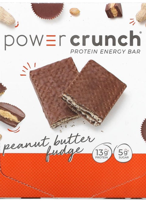 Power Crunch Protein Energy Bar Peanut Butter Fudge 12 Bars 1.4 oz (40 g) Each