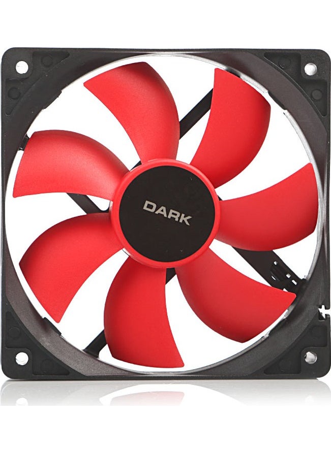 Dark - 12cm Red Blade Case Fan (DKCCF123R) - Image 1