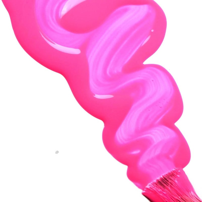 GOLDEN High Flow Acrylics, Fluorescent Pink, 4 fl. oz. Bottle, Professional Acrylic Paint, Transparent - Image 4