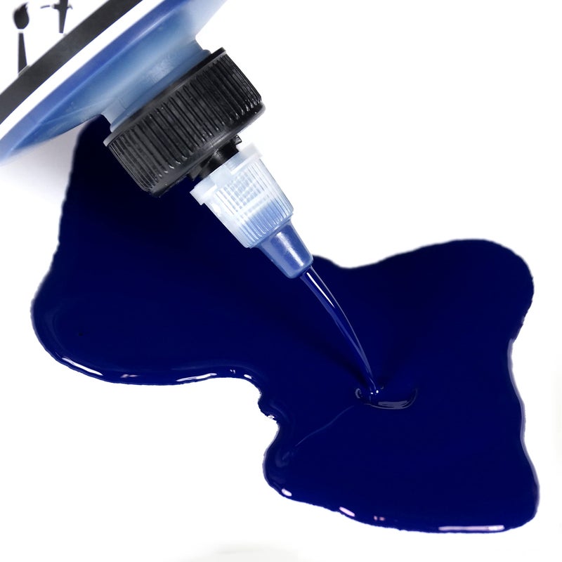 GOLDEN High Flow Acrylics, Fluorescent Pink, 4 fl. oz. Bottle, Professional Acrylic Paint, Transparent - Image 3