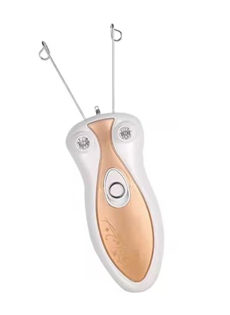 MoeHair Facial & Body Hair Removal Machine for Women MO-9040 , This machine is designed to give you smooth and clean skin in minutes, using safe and precise threading technology that suits all skin types, a powerful motor, electric powered, comes with a spare thread and power adapter, ideal for home use  - Image 1