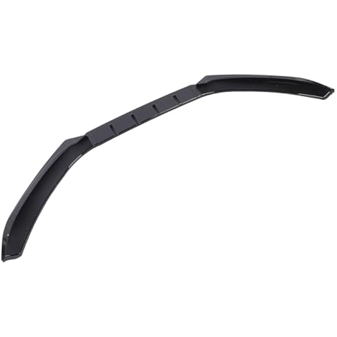 YDuupxe Front Bumper Lip Spoiler Kit, Glossy Black Front Bumper Protector for S5 8T Sline, Aerodynamic Design, Easy Installation - Image 2