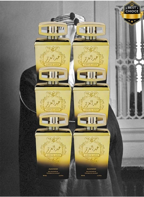 6 Pieces Abdul Aziz Perfume For Men 100ml EDP