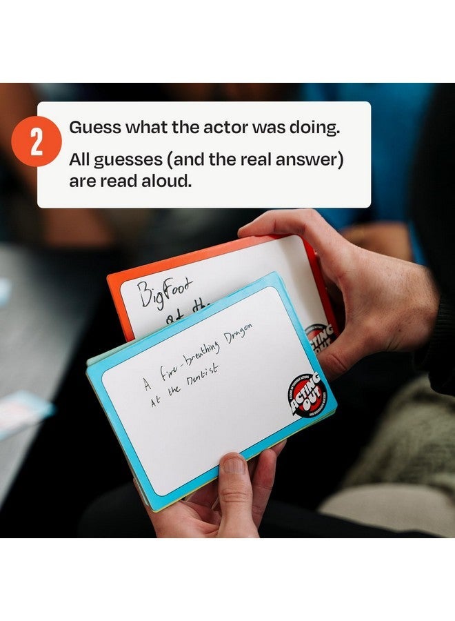 DSS Games Acting Out [Fun Charades & Guessing Card Game For Kids, Tweens, And Adults | 200 Hilarious Card Prompts | Perfect For Family Game Night, Gifts, Reunions, Groups, Parties & More | Ages 12 And Up] - Image 3