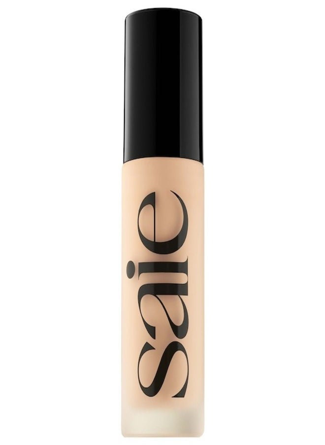 Saie SAIE  Glowy Super Skin Tint Foundation with Hyaluronic Acid , 5 Light Warm Undertones 30ml - Lightweight, Hydrating Coverage  - Image 1