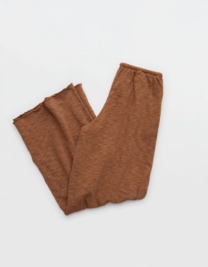 Aerie  Aerie It's Casual Knit Slub Trouser for Women | Best Price UAE