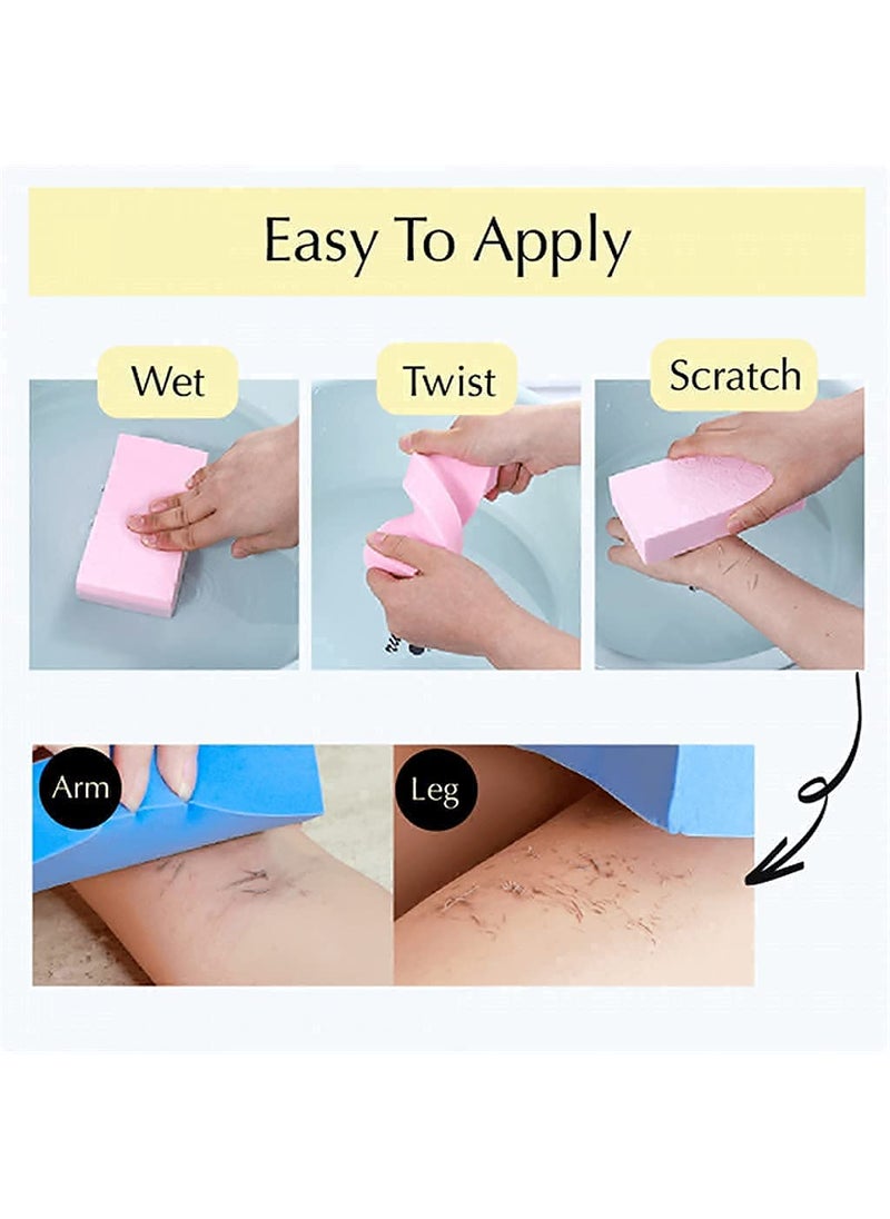 Prostuff.in Prostuffin Ultra Soft Exfoliating Sponge Asian Bath Sponge For Shower Japanese Spa Cellulite Massager Dead Skin Remover Sponge For Body Face Scrubber for Women and Men spongPack of 2  - Image 2