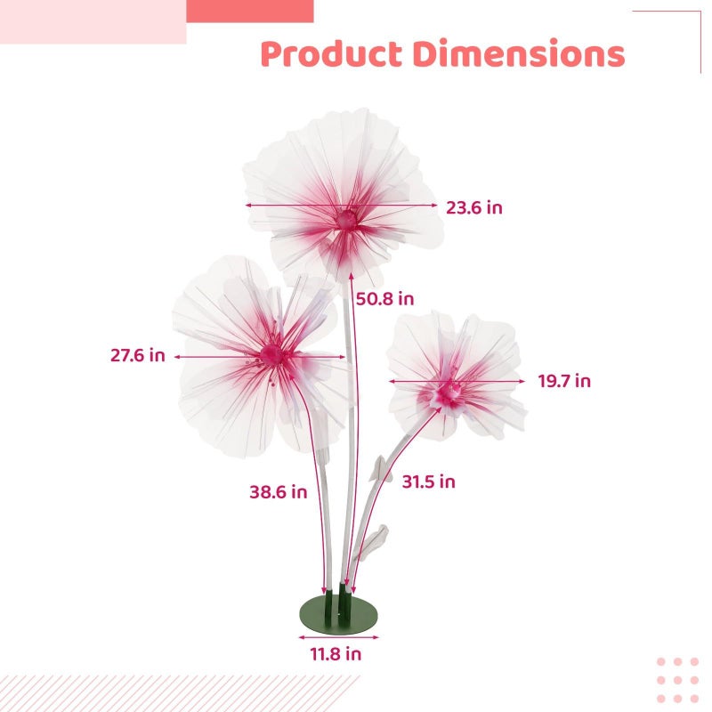 Large Artificial Silk Flower Arrangement Floor Standing Bouquet For Wedding Photo Prop Party Backdrop Decoration - Image 5
