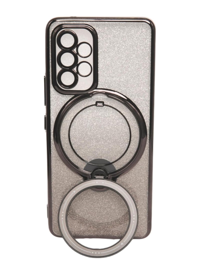LIMITLESS Case for Samsung Galaxy A15 Compatible with Magnetic Case, Back Protector Cover Slim Fit Soft, Scratch-Resistant Phone, Magnetic Non-Yellowing, Shockproof Case, Black Gradient  - Image 1