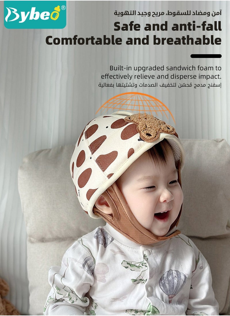 Bybeo Baby Head Protector Pillow For Toddlers, Baby Head Helmet,  Infant Breathable Safety Protect Hat With 2 Knee Pads for Crawling and Walking, 6 Months-3 Years  - Image 3