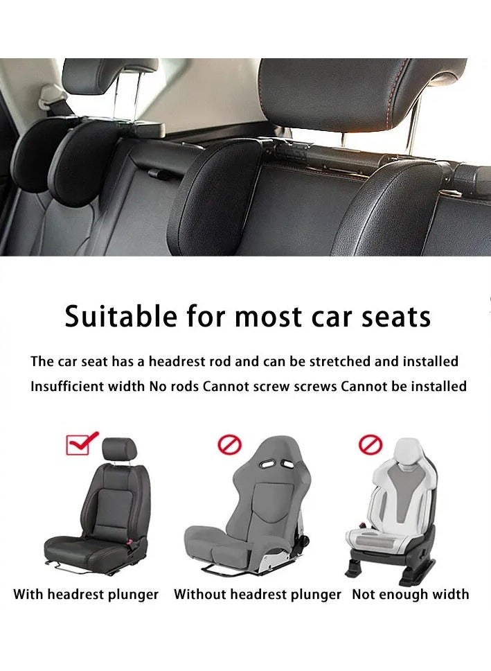 AROAQ Car Seat Headrest Pillow Travel Rest Sleeping Headrest Support Solution U Shaped Pillow for Kids Car Accessories Interior - Image 3