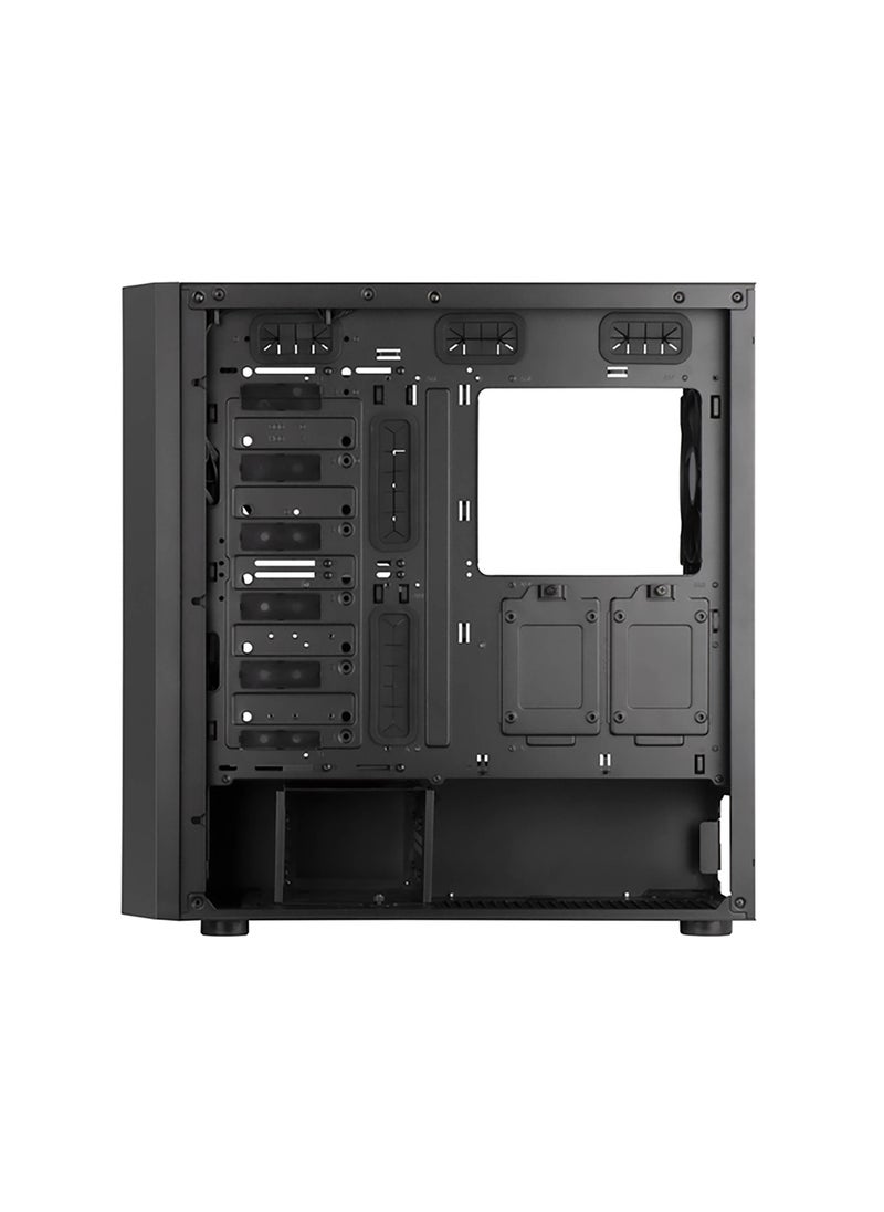 SilverStone Silver Stone SETA H1 Mid-tower case with perforated mesh front panel steel chassis and ARGB lighting 4FAN  - Image 3