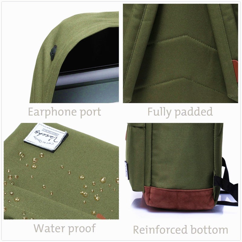 VASCHY  Backpack for Men Women,VASCHY Classic Water-resistant Lightweight Travel School Backpack Casual Daypack - Image 3