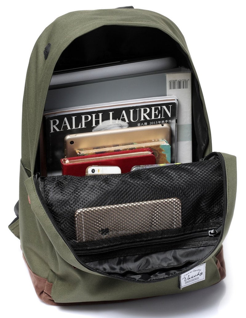 VASCHY  Backpack for Men Women,VASCHY Classic Water-resistant Lightweight Travel School Backpack Casual Daypack - Image 4