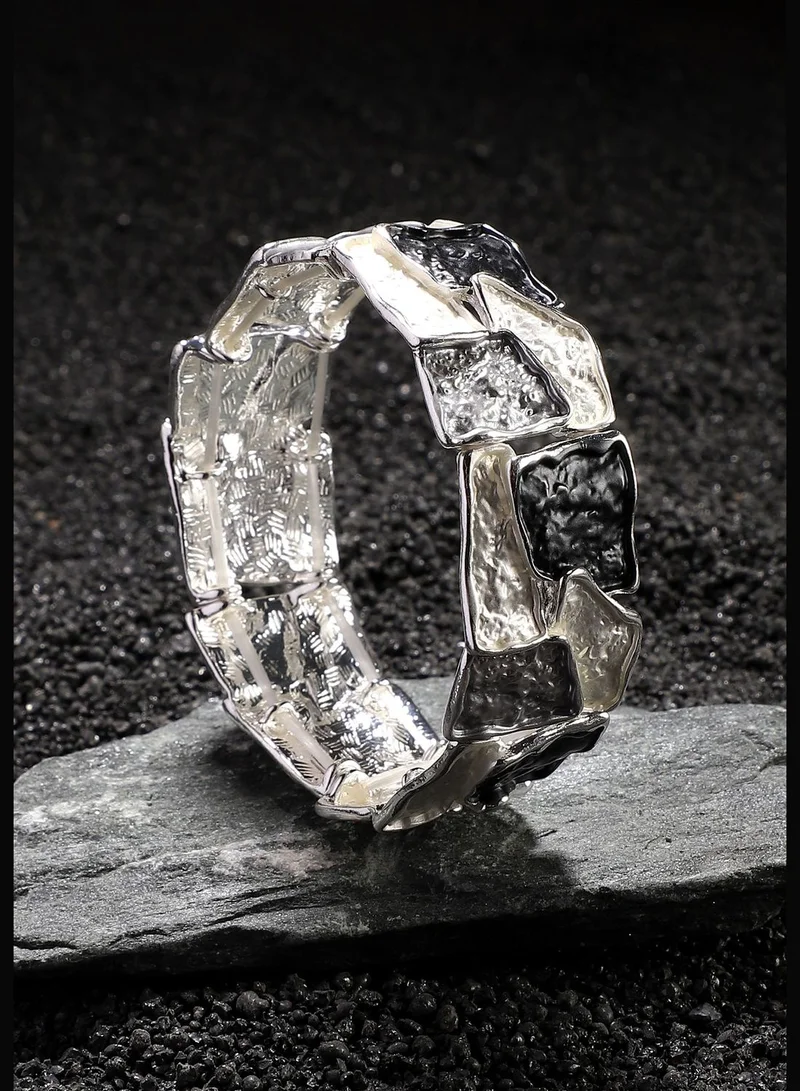 SOHI Silver Plated Designer Party Wear Bracelet For Women