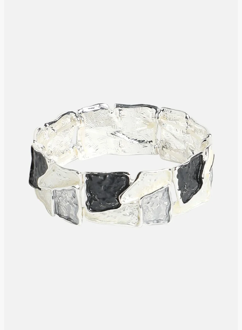 SOHI Silver Plated Designer Party Wear Bracelet For Women