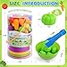 TSYAN Counting Vegetables Matching Games Sensory Toys with Sorting Bowls Preschool Learning Activities Color Classification Fine Motor Educational Toys Set Gift for Boys Girls Toddlers Toys Age 3 - Image 4