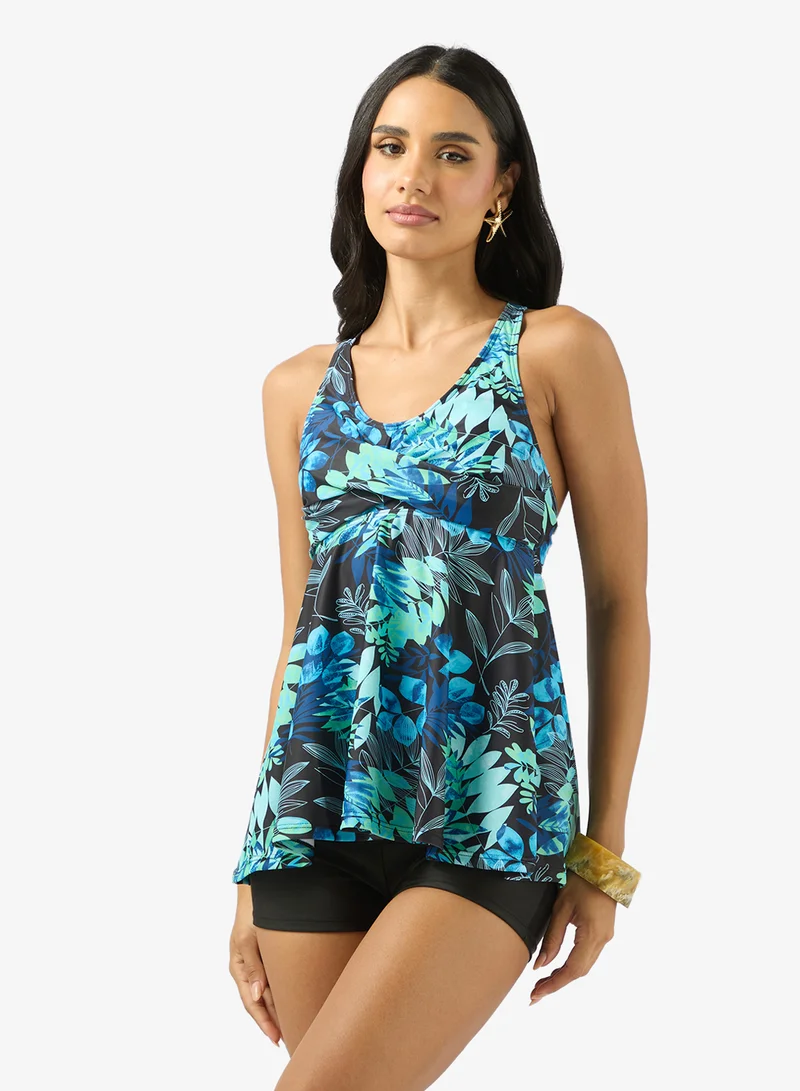 ELLA Halter Neck Top & Short Swim Set
