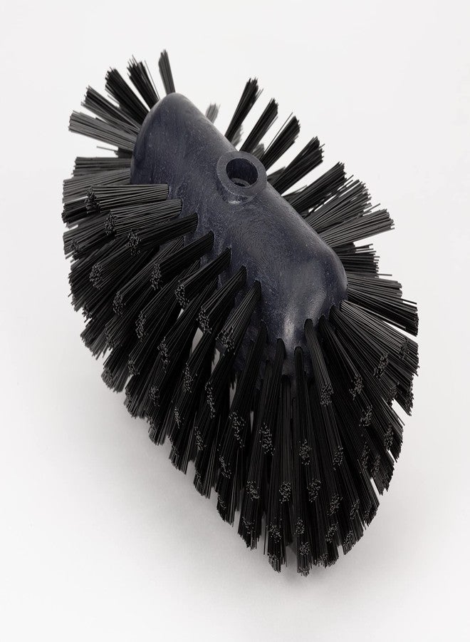 SPARTA Tank and Kettle Scrub Brush Heavy-Duty Tile Brush, Color-Coded and Handle Compatible (Sold Separately) for Optimal Access In Spacious Containers, Plastic, 5.5 X 9.5 Inches, Black - Image 2