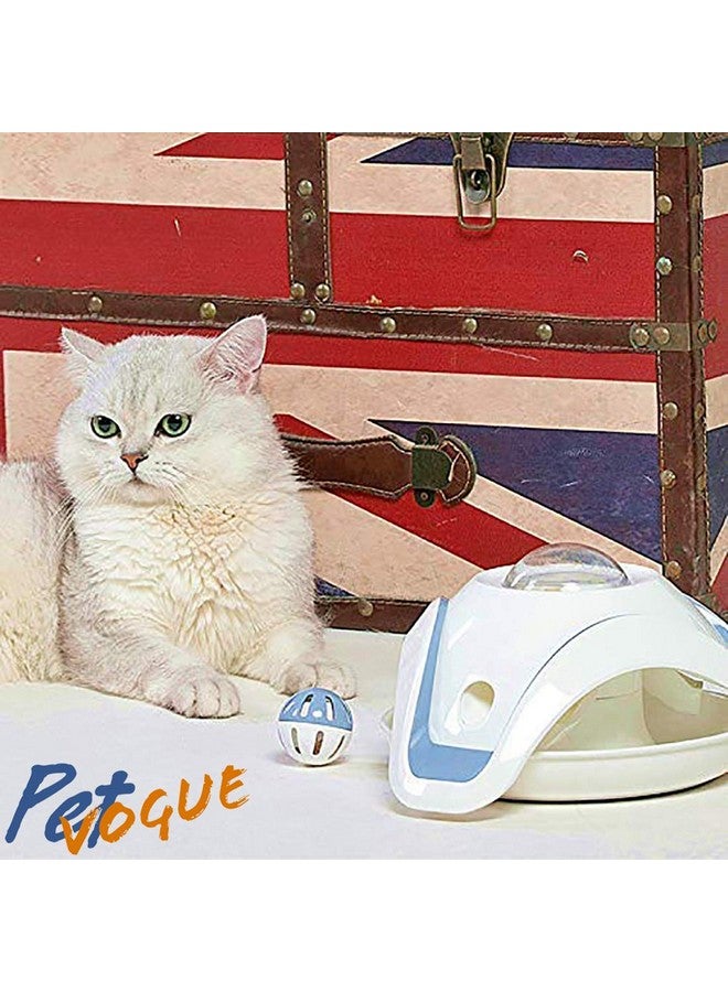 بت لعبة ألغاز تغذية القطط البطيئة مع كرة جرس دوارة، لعبة تفاعلية 2 في 1 للقطط - Image 3