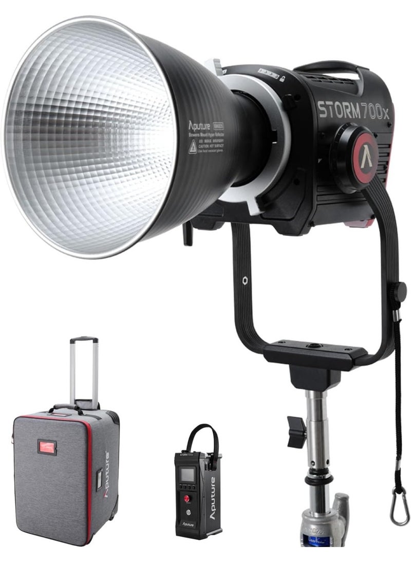 Aputure Storm 700x 700W Bi Color LED Video Light Compact COB Studio Light with App and DMX Control CRI TLCI 95 IP65 for Film Photography YouTube Production - Image 1