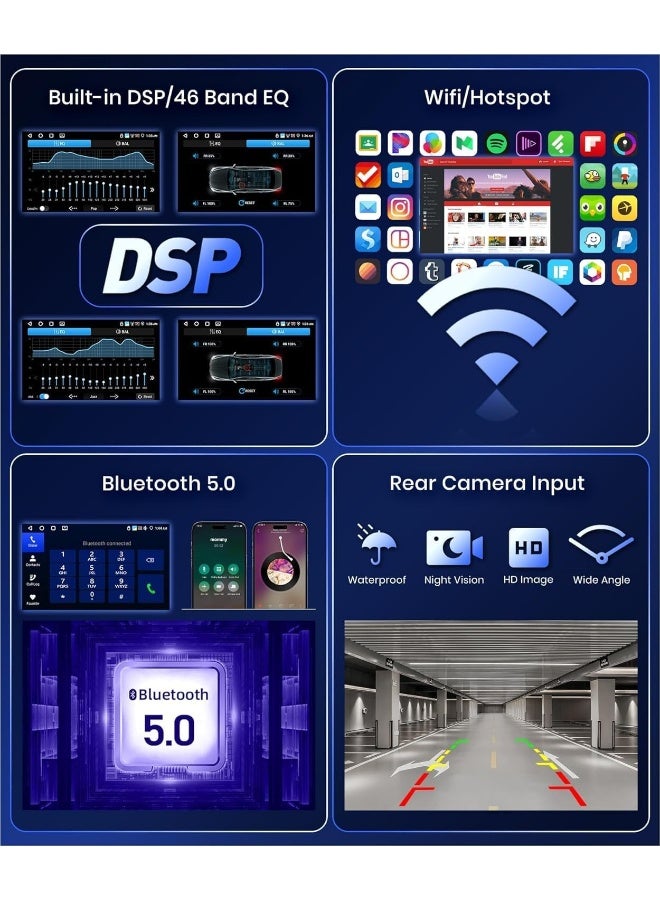 Vierex Car Stereo for Volkswagen VW Passat/Golf/Jetta/Tiguan Support Wireless Carplay&Android Auto, 9 inch IPS Touchscreen VW Radio with GPS, WiFi, FM Radio+AHD Backup Camera+MIC 4GB RAM Fast Interface - Image 4