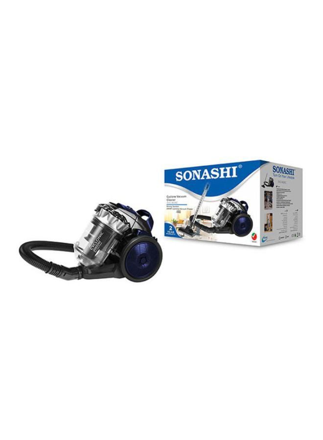 SONASHI 3L Multi-Cyclone Bagless Vacuum Cleaner | 2000W, Best Performance on Carpet, Upholstery & Floors | Powerful Suction, Speed Control & Low Noise | 5M Cable Length | Strong Power for Home & Office Use | SVC-9028C Black/Blue/Grey 3 L 2000 W SVC-9028C Black/Blue/Grey - Image 2