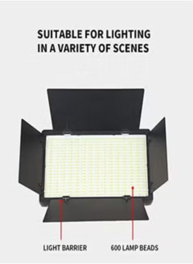 ELTRAZONE Rechargeable Pro LED 600 Photography Light – Adjustable Color Temperature for Photo Shoot, Video Making, YouTube Vlogs, TikTok & Insta Reels – Professional Wedding Photography LED Studio Light with Stand & Camera Mount - Image 3