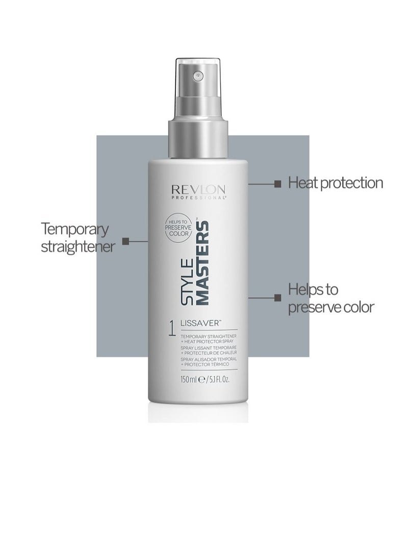Temporary straightener & heat protector spray Double Or Nothing Lissaver