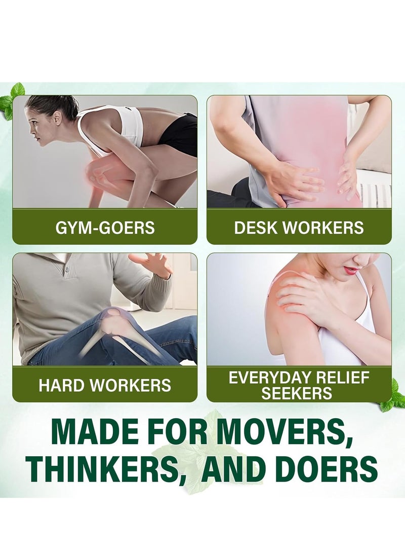 جفكام CHILLFLEX كريم مهدئ من المنثول ، الأنشطة المشتركة في جميع أنحاء الجسم ، مرهم مهدئ للتبريد للعضلات والرأس والرقبة واليدين والقدمين ، 3.5 أوقية (حزمة 2) - Image 5