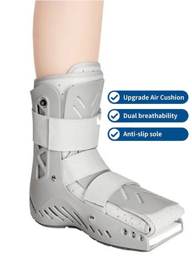 Bukela Air Walking Boot, Adjustable Air Foot Orthopedic Shoes, Medical Orthosis Cam Walker Brace, Suitable for Ankle Sprain and Fracture Recovery (Right) - Image 1