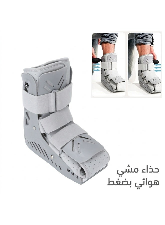 حذاء المشي الهوائي，جبائر اطفال جبيره رجل جبيرة قدم  دعامة طبية للمشي قابلة للتعديل أحذية تقويم العظام مناسبة للتعافي من التواء الكاحل والكسور (القدم اليسرى) - Image 2