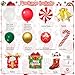 AobkDeco Christmas Balloon Garland Arch Kit Red White Gold balloons Candy Foil Balloons Candy Cane Balloons Xmas Stocking Foil Balloons Gift Box Balloons for Christmas Party Decorations - Image 4