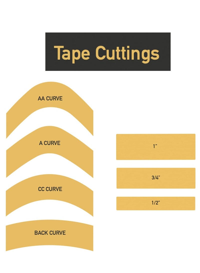 Sunshine Tape 72 Strips | Made in USA | Premium 3M 1522 Double Sided Wig and Toupee Contour Tape | CC Curve Hair Tape Hair Strips | Transparent, Waterproof, Reliable Daily Hold - Image 4