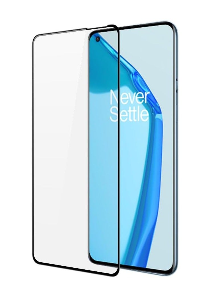 BORTONY OnePlus 9 Tempered Glass Screen Protector 9D Glass Curved Designed for OnePlus 9 Full Glue HD Clear Screen Protector Compatible with OnePlus 9 - Image 1